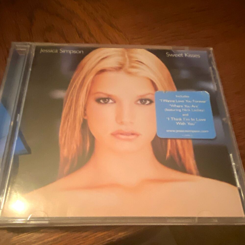 Jessica Simpson Sweet Kisses CD Album 1999 Columbia Pop 1990s Jewel Case